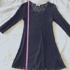 long sleeves crochet top